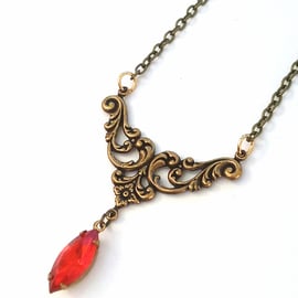 Filigree  Vintage Necklace.....