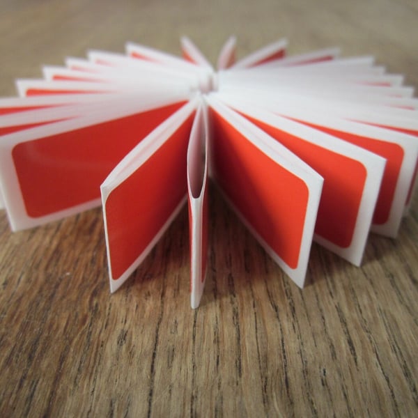 50 Small Terracotta Brown Stickers