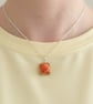 Miniature Beans On Toast Necklace, British Food Jewellery, Unique Gift Idea - Image 4