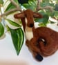 Danny is a needle felted reindeer 