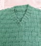 Basket Weave Pattern Child's Tank Top, Knitted Pullover,Children's Clothes - Image 4