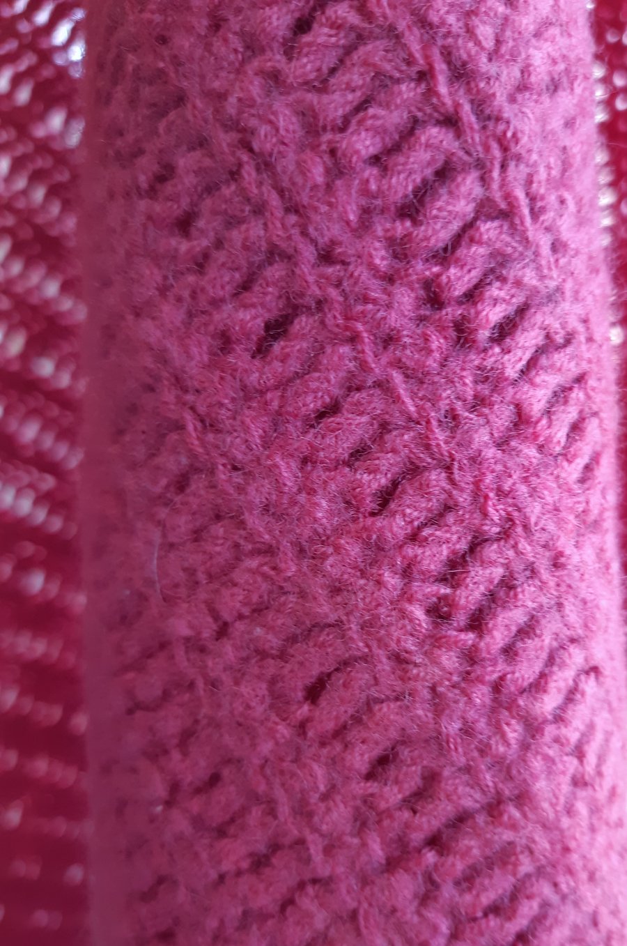 Plant dyed crochet baby blanket