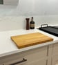 Personalised Iroko Chopping Board - Small Solid Wood Serving Kitchen Board  - Image 3