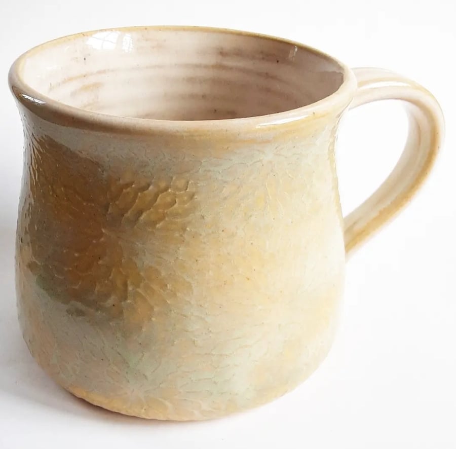 Handmade Glazed Mug - Hand Thrown Stoneware Ceramic Mug 