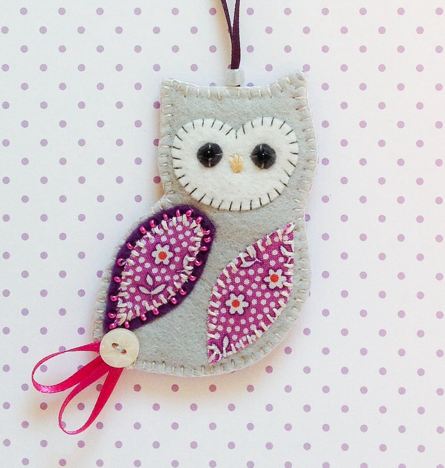 Christmas Owl Decoration