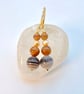 Agate & Freshwater Pearl Earrings, Anniversary, June Birthstone, Gifts For Her - Image 3