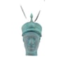 Ori Olokun pendant, Ife bronze head, african tribal necklace, yoruba luck charm, - Image 5