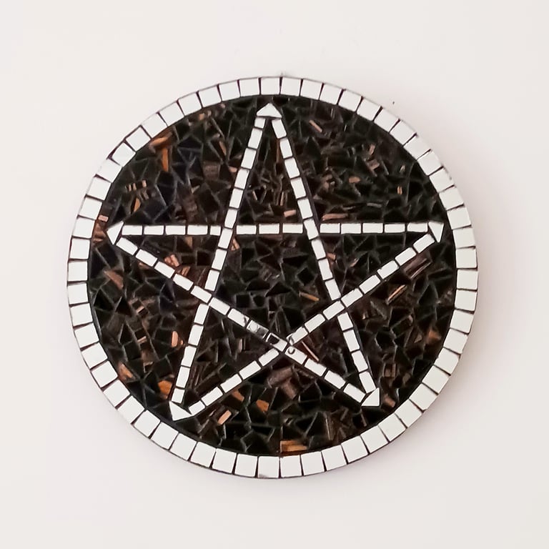Mosaic Pentagram Wallart