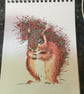 Red Squirrel Greeting card