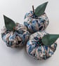 Handmade Beaded Ornamental Fabric Apple Decorations - Image 2