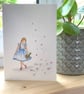 Will you be our flower girl, personalised flower girl proposal card, handmade - Image 2