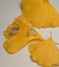 Gingko Leaf Earrings, Silver Studs - Image 5