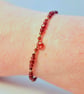 Garnet Gemstone Bracelet, January Birthday, Anniversary, Gift For Her, Capricorn - Image 5