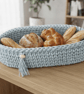 Handmade Crochet Basket  Decorative Storage Bowl, Cotton, Christmas Gift  - Image 5