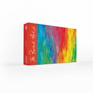 Vibrant Rainbow Gradient Jigsaw Puzzle - Flamin'
