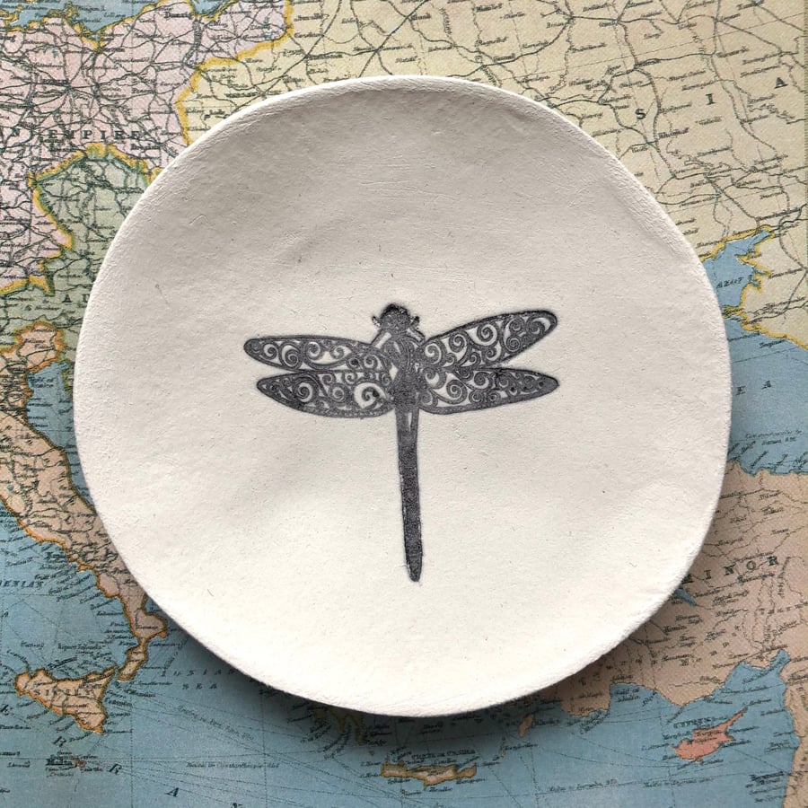 Delicate Handmade Mini Dragonfly Dish Ring Holder Jewellery Holder Wedding Prese