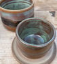 Stoneware Wheel Thrown Pottery Butter Keeper - Image 5