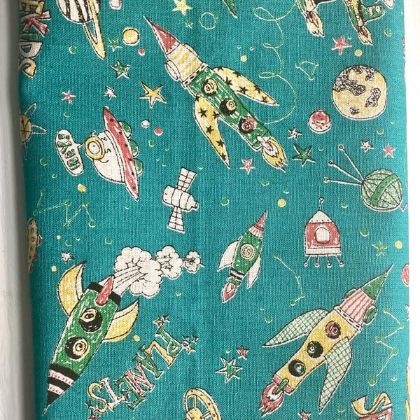 Miyako Kawaguchi "Spacekids' Fabric - 1m