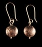 Classic Silver Capsule Drop Earrings - Image 2