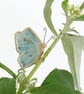 Pale Blue Butterfly Plant Decoration Gift Card Letterbox Gift