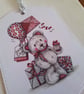 Birthday card and gift tag. Celebratory card. Ref 449 - Image 2