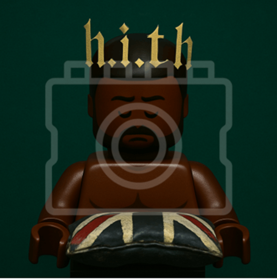 LEGO-Inspired Stormzy – Heavy Is The Head 5x5" Print (Mounted for 9x9" Frame)