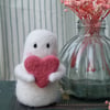 "The Lonely Hearts Club" Needlefelt Ghost Valentine Collection - Love Bug