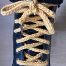 Shoelaces handmade with cotton  yarn