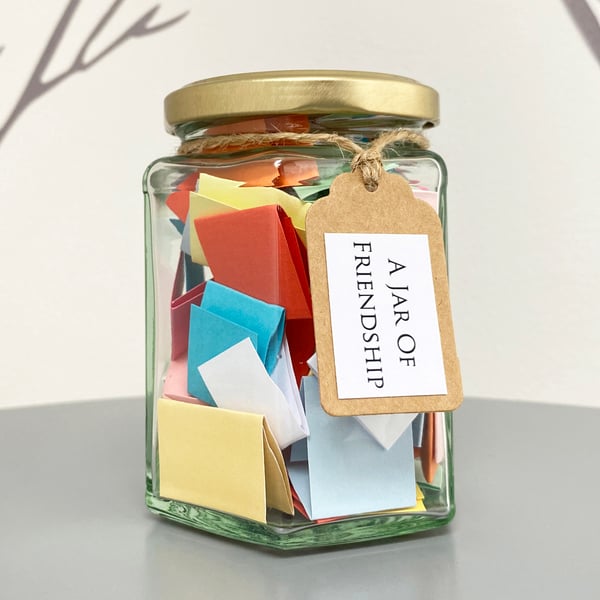 A Jar of Friendship Quotes - Perfect Gift For A Special Friend - Best Friend Jar