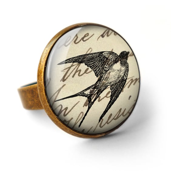 Vintage Swallow Ring (ER05)