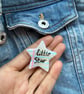 Little Star Polymer Clay Sparkly Pin Badge - Image 3