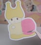 Kitten Cat Baby Snail Sticker - Pack of 2 - Image 4