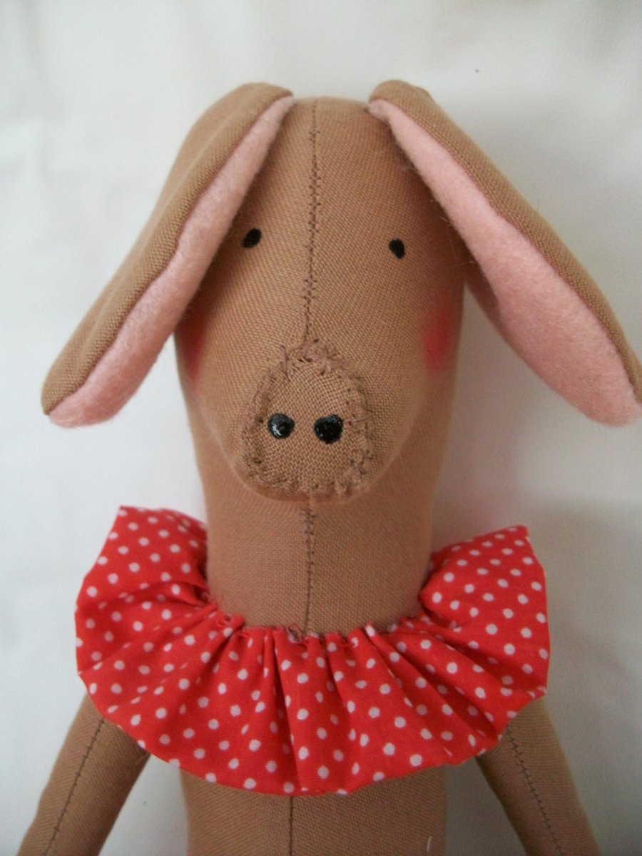 OOAK TILDA  STYLE ANIMAL ANTICS PIG 