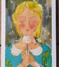 Four blank art cards from original paintings  - Image 4