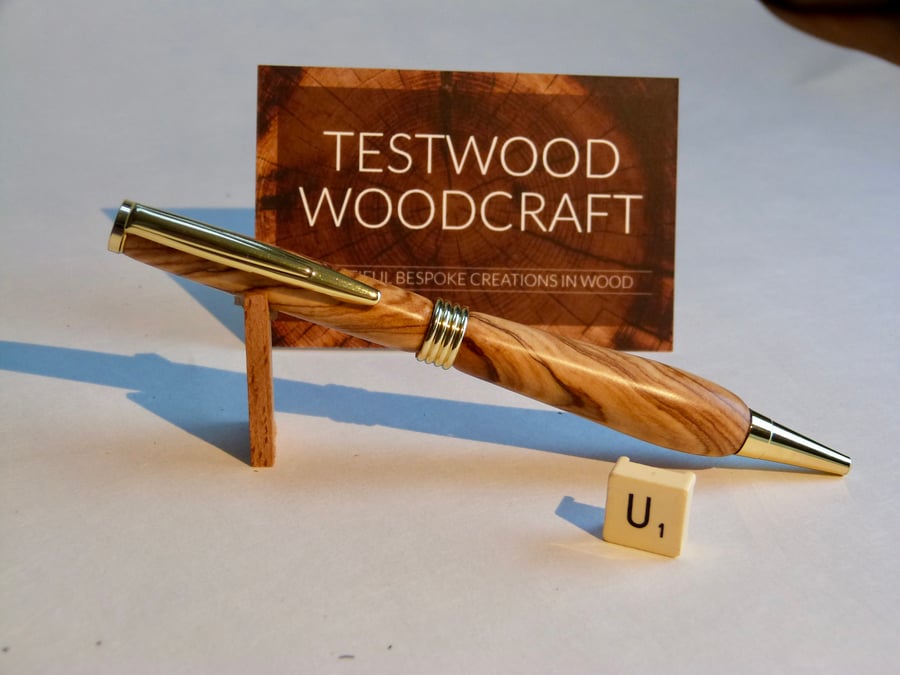 Handcrafted wooden pen