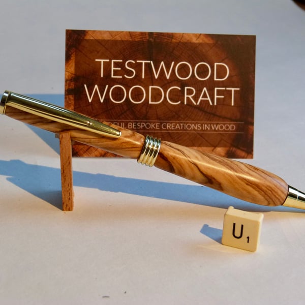 Handcrafted wooden pen