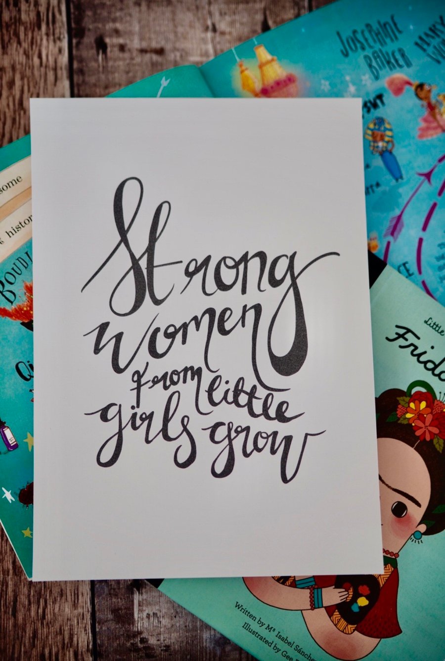 Strong girls print 