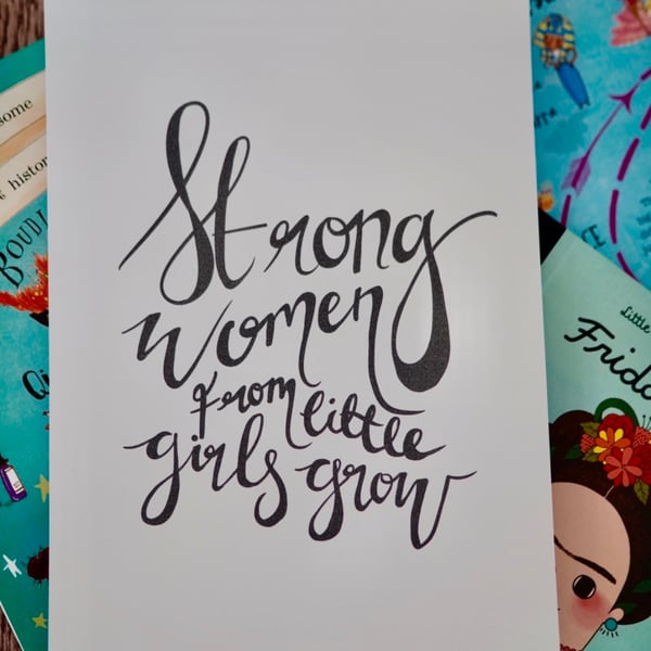 Strong girls print 