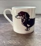 Dachshund Mug - ceramic, sausage dog, dog owner gift - Image 2