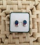 Pretty Oval Off-Set Studs - Image 2