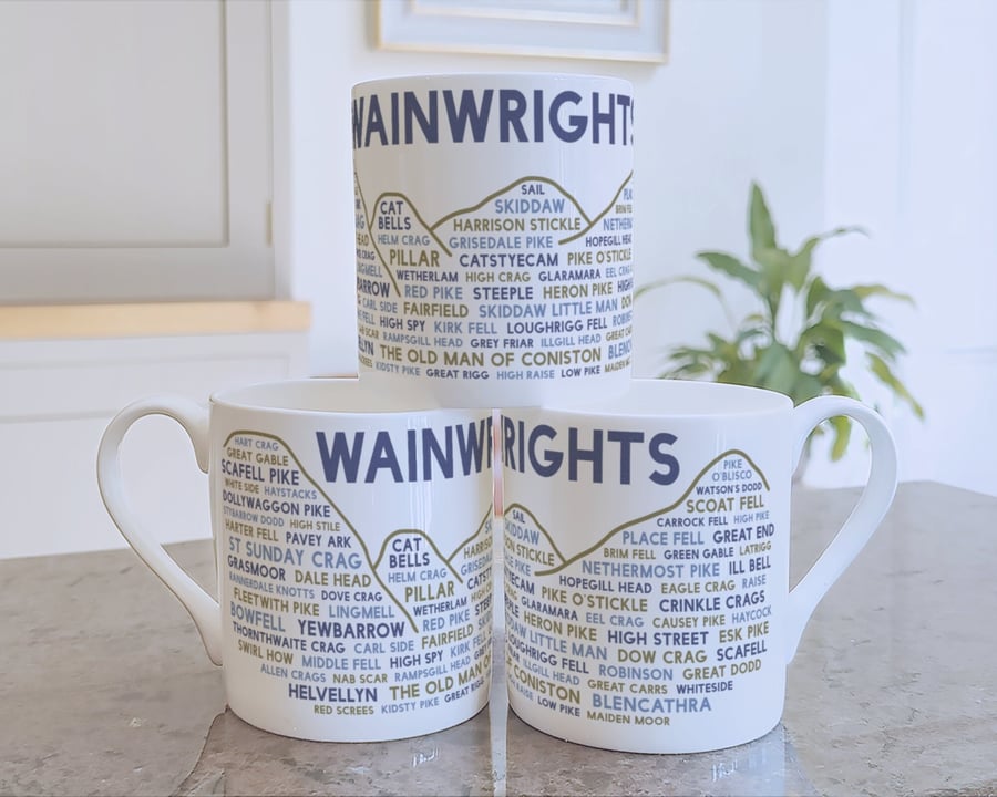 Wainwrights fine china mug - 8oz and 13oz