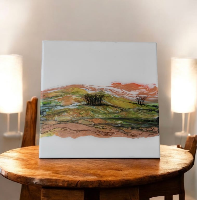 Autumnal Northumberland Hills copse 