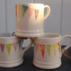 Endless Summer bunting mugs