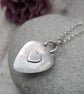 Sterling Silver Pink Surfite Heart Necklace - JBJ7014 - Image 8