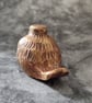 Little Bird Sculpture, Russet Gold Baby Fledgling Ornament - Image 5
