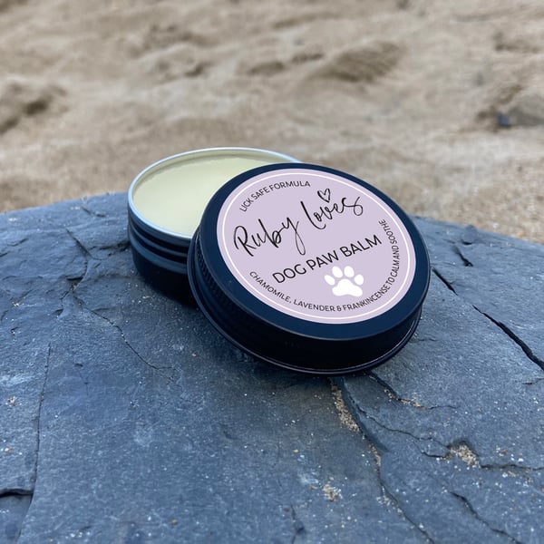 CALMING Dog Paw Balm Chamomile, Lavender, Frankincense, Dog Gift FREE DELIVERY