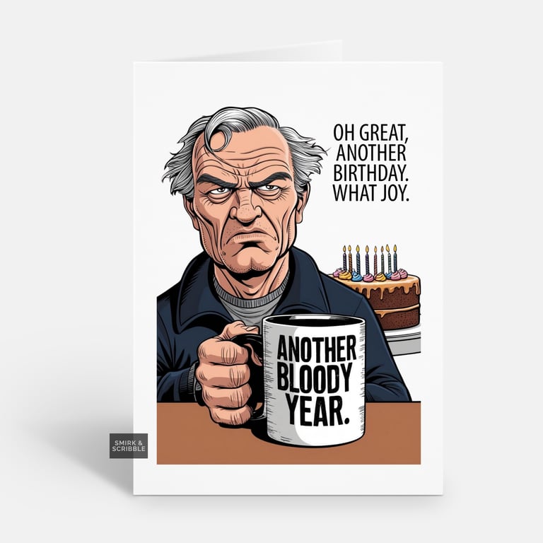 Unique Funny Birthday Card For Him Or Her 