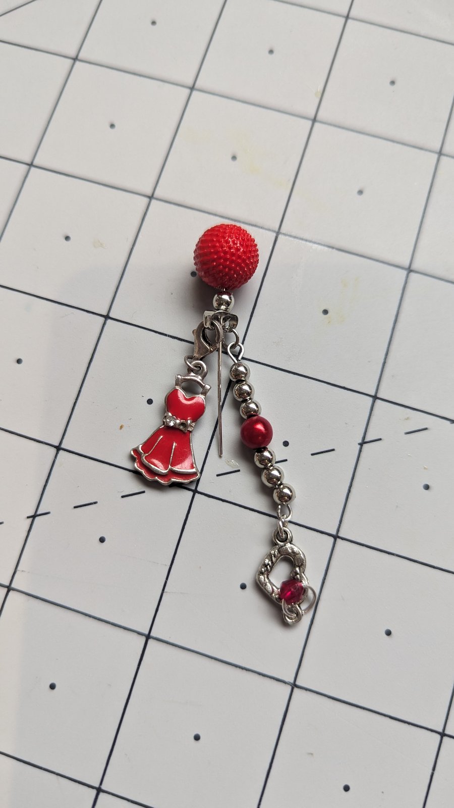 Glue Bottle Dangles Topper Stainless Steel Pin Jewellery