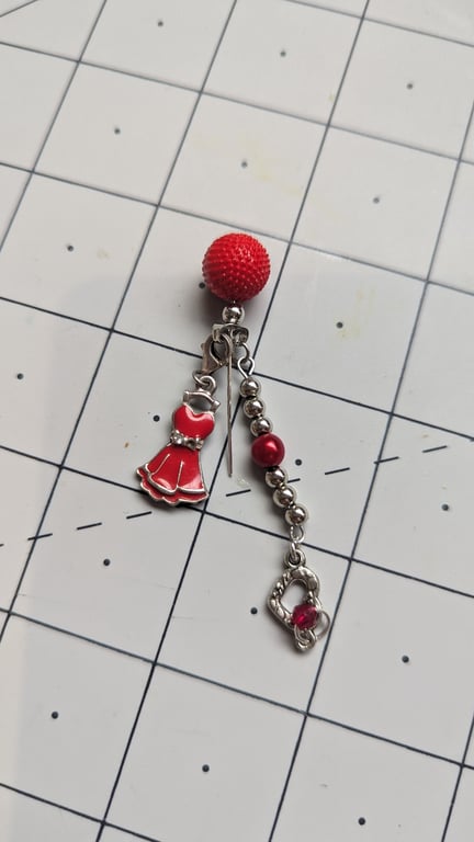 Glue Bottle Dangles Topper Stainless Steel Pin Jewellery