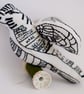 Bird of Peace (Black) created by Sister Stitch artisans in Kosovo - Image 2